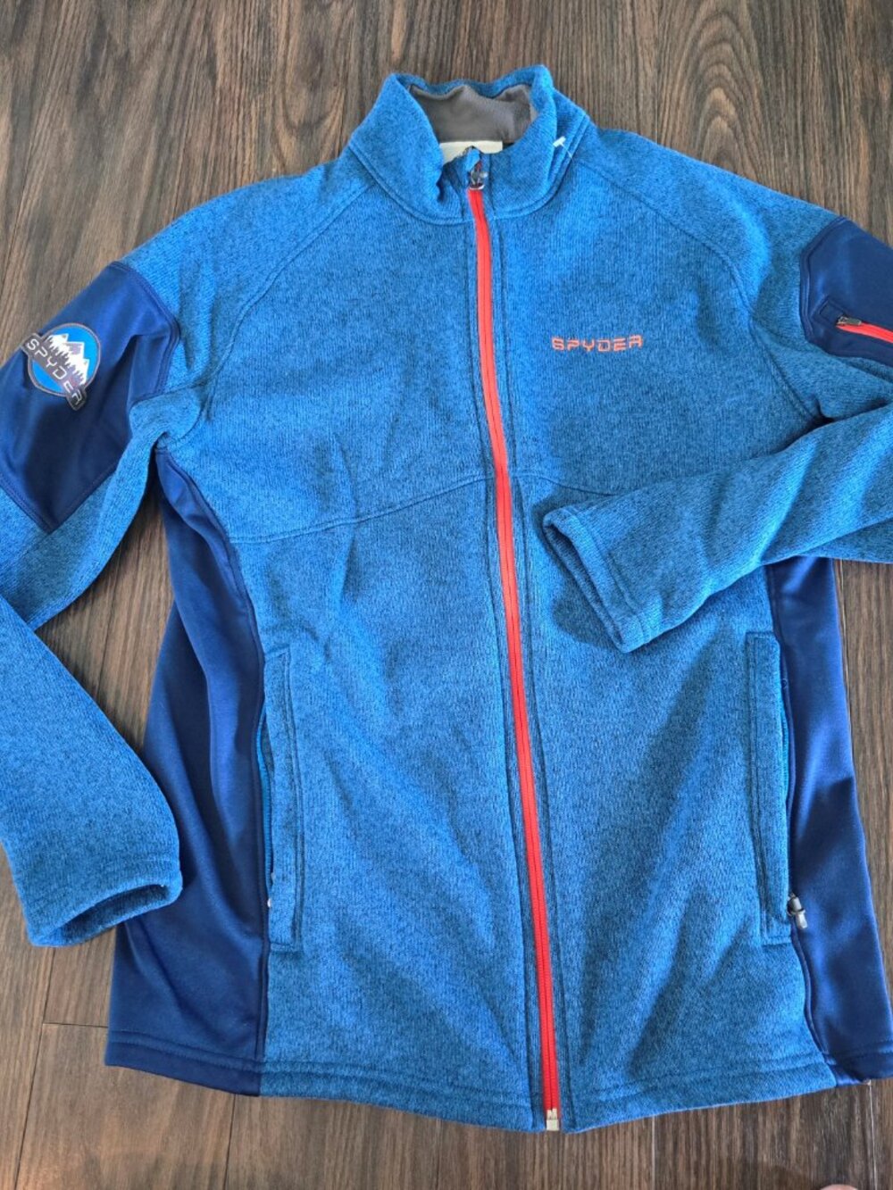 SPYDER Men's (Unisex) Empire Fleece Athletic Full Zip Jacket SIZE M